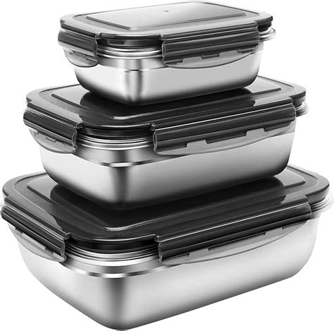 stainless steel box for kitchen|reusable stainless steel food containers.